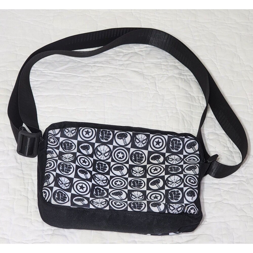 Marvel Avengers Black & White Cross Body Bag